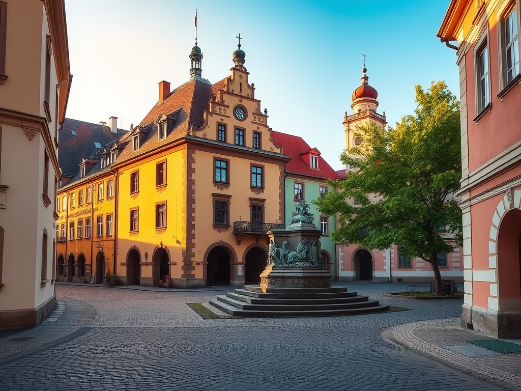 Panorama Stalowej Woli z widocznymi zakładami przemysłowymi i nowoczesną zabudową.